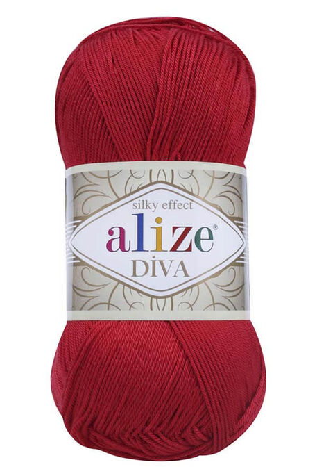 Alize Yarn - ALİZE DİVA 106 Red