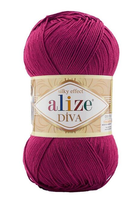 Alize Yarn - ALİZE DİVA 326 MAGENTA