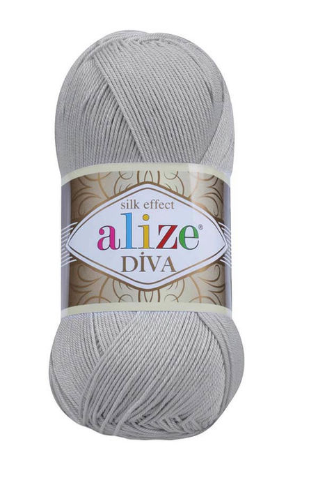 Alize Yarn - ALİZE DİVA 355 Grey