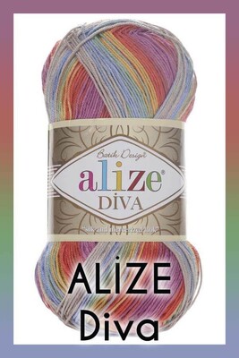 Alize Yarn - ALİZE DİVA BATİK COLOR 3242