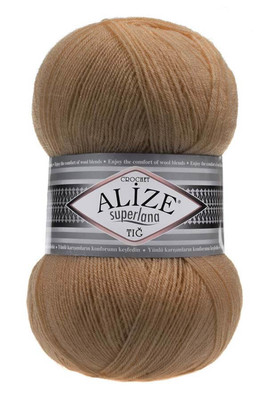 Alize Yarn - ALİZE SUPERLANA TIĞ 499 Camel Hair