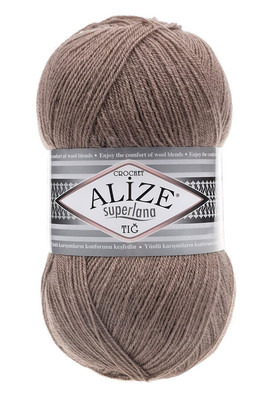 Alize Yarn - ALİZE SUPERLANA TIĞ 584 Milky Coffee