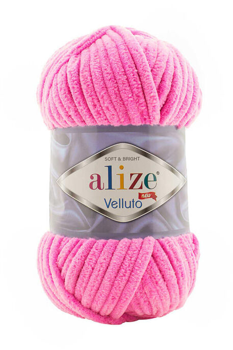 Alize Yarn - ALİZE VELLUTO 121 PINK