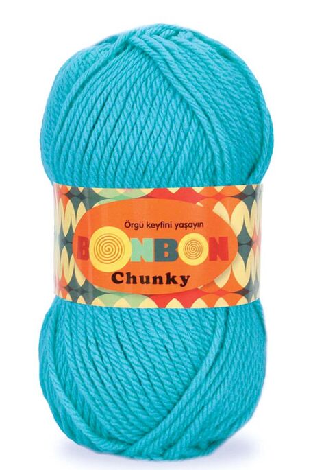 Bonbon Yarn - BONBON CHUNKY 98238 Turkuaz