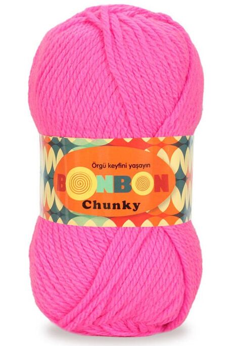 Bonbon Yarn - BONBON CHUNKY 98240 Pembe