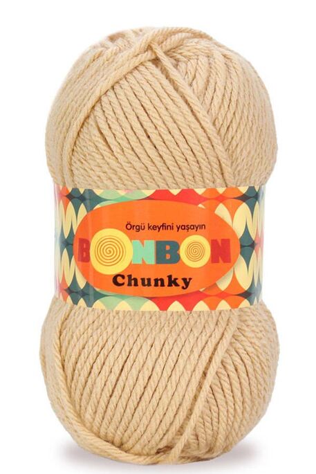 Bonbon Yarn - BONBON CHUNKY 98293 Sütlü Kahve