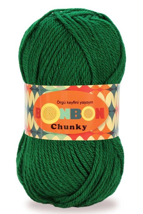 Bonbon Yarn - BONBON CHUNKY 98596 Zümrüt