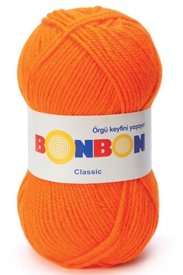 Bonbon Yarn - BONBON CLASSIC KNİTTİNG YARN 98215 Orange