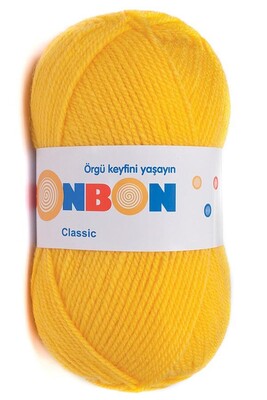 Bonbon Yarn - BONBON CLASSIC KNİTTİNG YARN 98217 Yellow