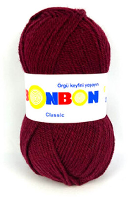 Bonbon Yarn - BONBON CLASSIC KNİTTİNG YARN 98220 claret red