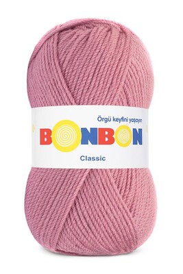 Bonbon Yarn - BONBON CLASSIC KNİTTİNG YARN 98224 Dried rose