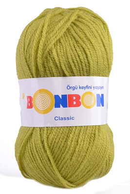 Bonbon Yarn - BONBON CLASSIC KNİTTİNG YARN 98229 Dark Pistachio Green