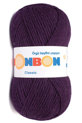 Bonbon Yarn - BONBON CLASSIC KNİTTİNG YARN 98232 Damson