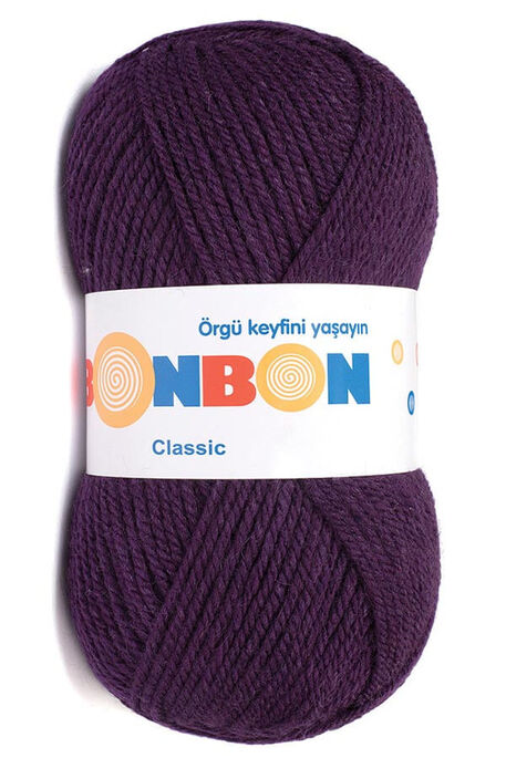 Bonbon Yarn - BONBON CLASSIC KNİTTİNG YARN 98232 Damson