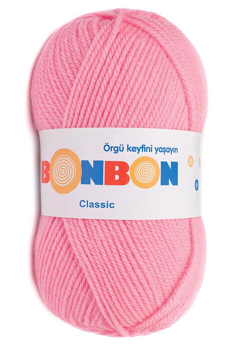 Bonbon Yarn - BONBON CLASSIC KNİTTİNG YARN 98239 Rose Pink