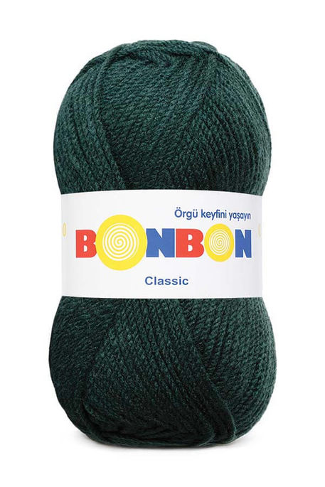 Bonbon Yarn - BONBON CLASSIC KNİTTİNG YARN 98321 Emerald