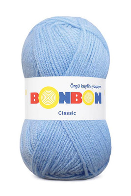 Bonbon Yarn - BONBON CLASSIC KNİTTİNG YARN 98328 Baby Blue