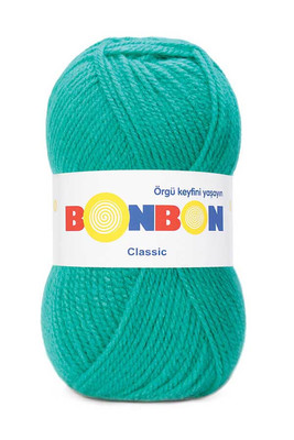 Bonbon Yarn - BONBON CLASSIC KNİTTİNG YARN 98394 Dark Mint