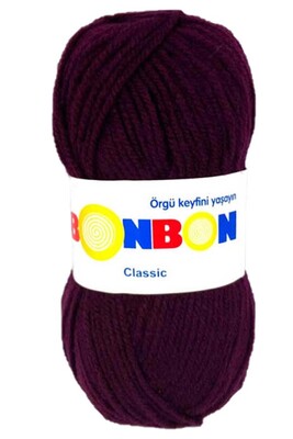 Bonbon Yarn - BONBON CLASSIC KNİTTİNG YARN 98578 Dark Damsons