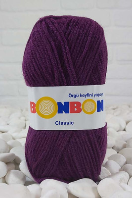 Bonbon Yarn - BONBON CLASSIC KNİTTİNG YARN 98585 Light Damson