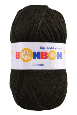 Bonbon Yarn - BONBON CLASSIC KNİTTİNG YARN 98586 Dark Khaki