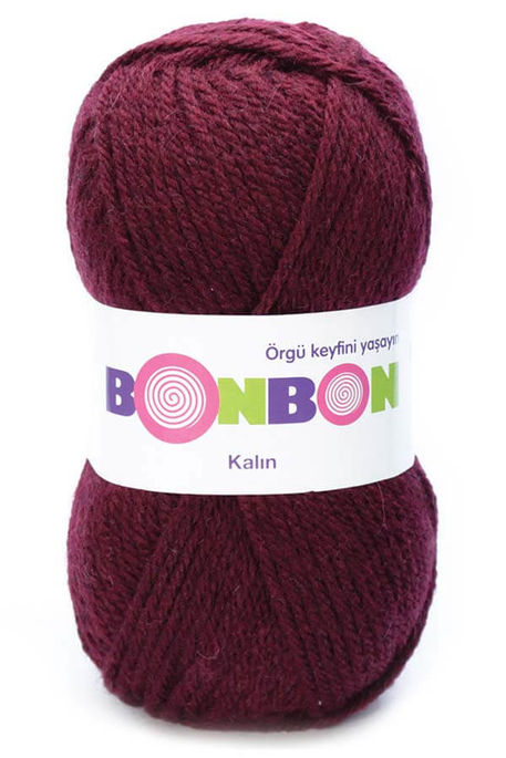 Bonbon Yarn - BONBON KALIN KNİTTİNG YARN 98220 claret red