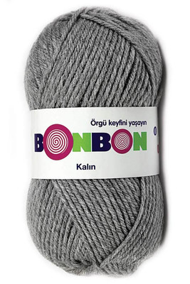 Bonbon Yarn - BONBON KALIN KNİTTİNG YARN 98233 Light grey