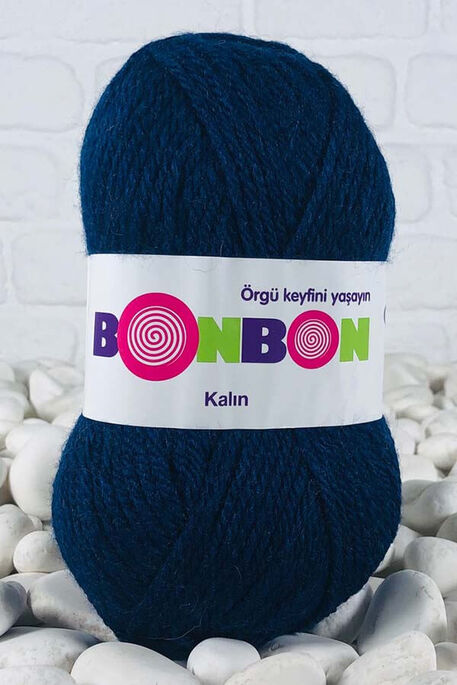 Bonbon Yarn - BONBON KALIN KNİTTİNG YARN 98583 Light Navy Blue