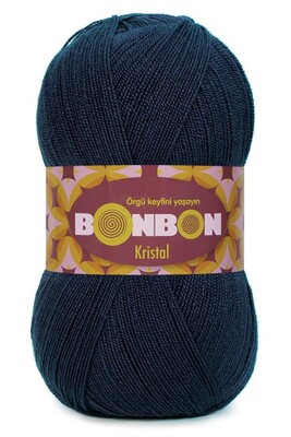 Bonbon Yarn - BONBON KRİSTAL KNİTTİNG YARN 98207 Navy Blue