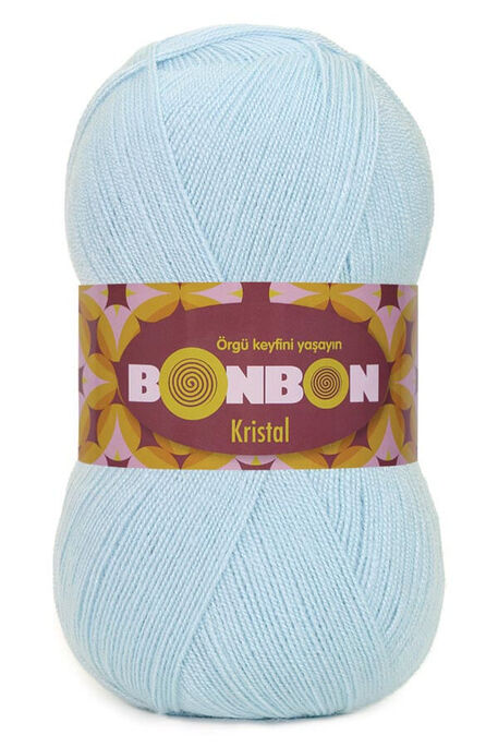 Bonbon Yarn - BONBON KRİSTAL KNİTTİNG YARN 98328 Baby Blue