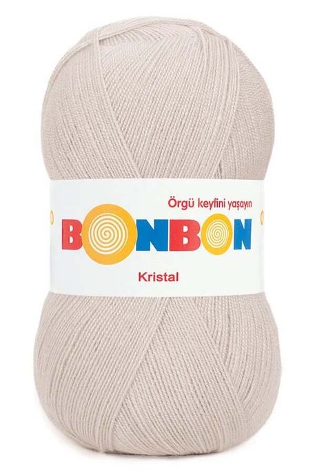 Bonbon Yarn - BONBON KRİSTAL KNİTTİNG YARN 98330 Pink with Gray