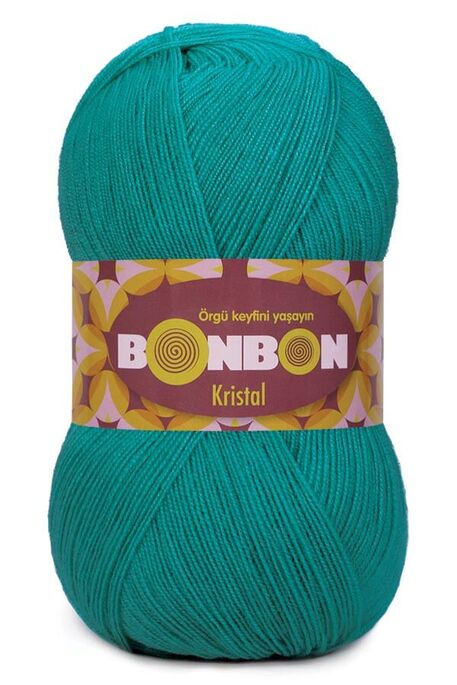 Bonbon Yarn - BONBON KRİSTAL KNİTTİNG YARN 98394 Dark Mint