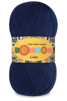 Bonbon Yarn - BONBON LÜKS KNİTTİNG YARN 98244 Navy Blue