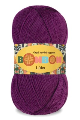 Bonbon Yarn - BONBON LÜKS KNİTTİNG YARN 98287 Damson