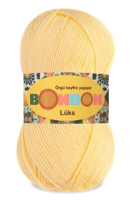 Bonbon Yarn - BONBON LÜKS KNİTTİNG YARN 98292 Straw Yellow