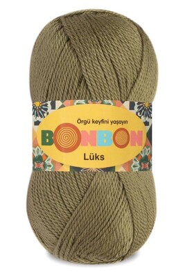 Bonbon Yarn - BONBON LÜKS KNİTTİNG YARN 98295 Army Green