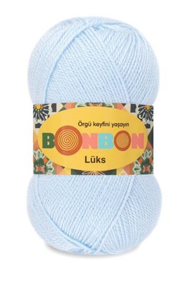 Bonbon Yarn - BONBON LÜKS KNİTTİNG YARN 98328 Baby Blue