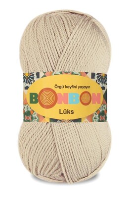 Bonbon Yarn - BONBON LÜKS KNİTTİNG YARN 98338 Mushroom Beige