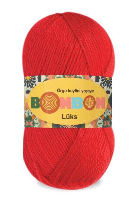 Bonbon Yarn - BONBON LÜKS KNİTTİNG YARN 98398 Neon Coral