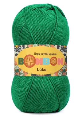 Bonbon Yarn - BONBON LÜKS KNİTTİNG YARN 98410 Vivid Green