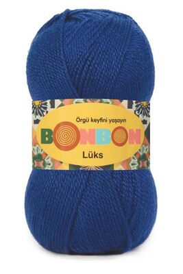 Bonbon Yarn - BONBON LÜKS KNİTTİNG YARN 98488 Prussian Blue