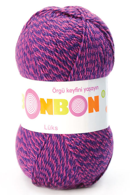 Bonbon Yarn - BONBON LÜKS KNİTTİNG YARN 98561 Purple Muline