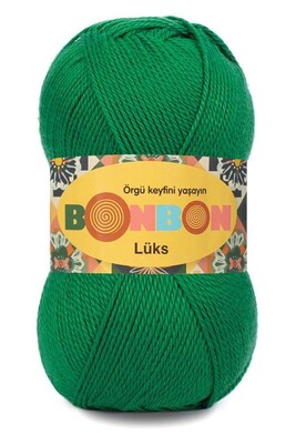 Bonbon Yarn - BONBON LÜKS KNİTTİNG YARN 98596 Dark Green