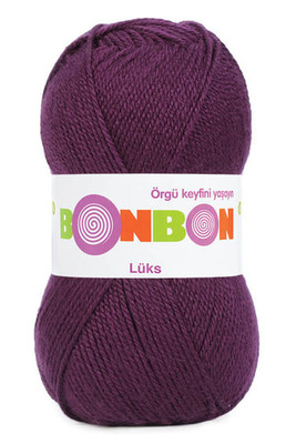 Bonbon Yarn - BONBON LÜKS KNİTTİNG YARN 98684 Damson