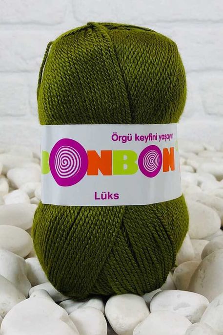 Bonbon Yarn - BONBON LÜKS KNİTTİNG YARN 98687 Henna Green