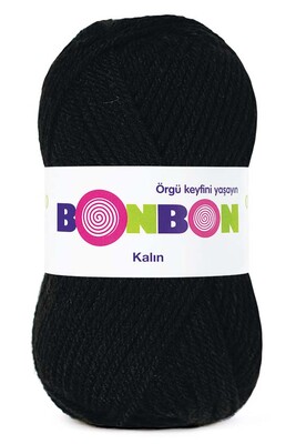 Bonbon Yarn - BONBON KALIN 98206 Black