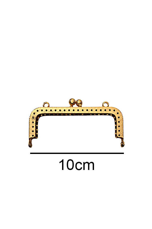Çanta Ve Cüzdan Klipsi 10 Cm Kare Altın