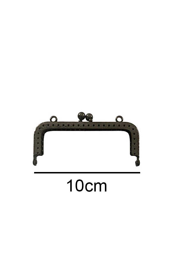Çanta Ve Cüzdan Klipsi 10 Cm Kare Antrasit