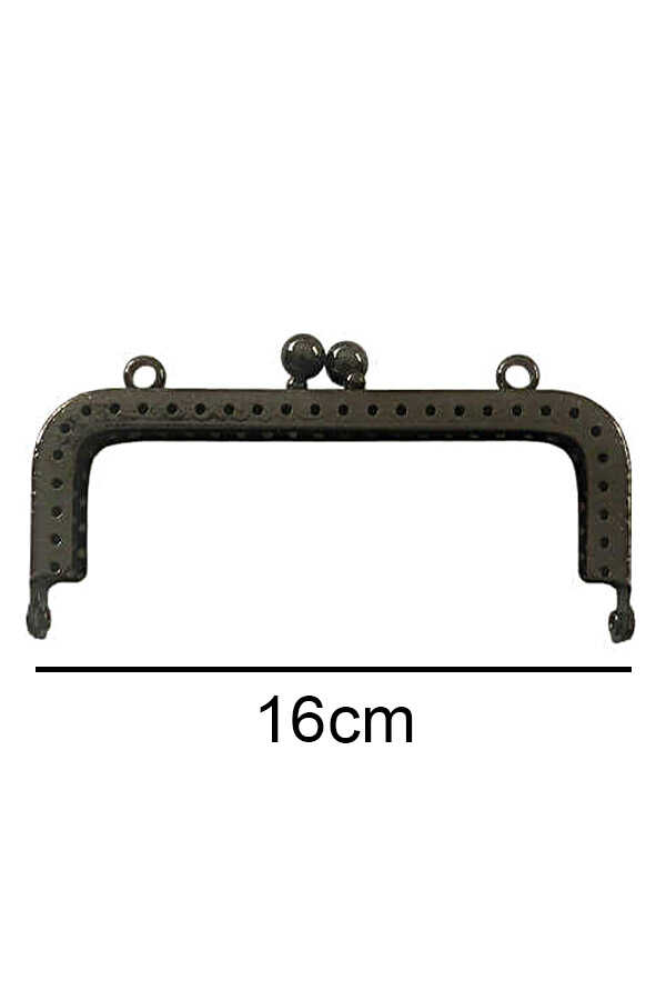 Çanta Ve Cüzdan Klipsi 16 Cm Kare Antrasit