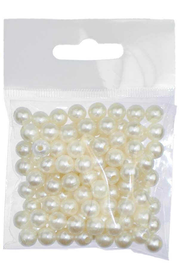 Dökme İnci 8 Mm 02 Krem 25 Gr